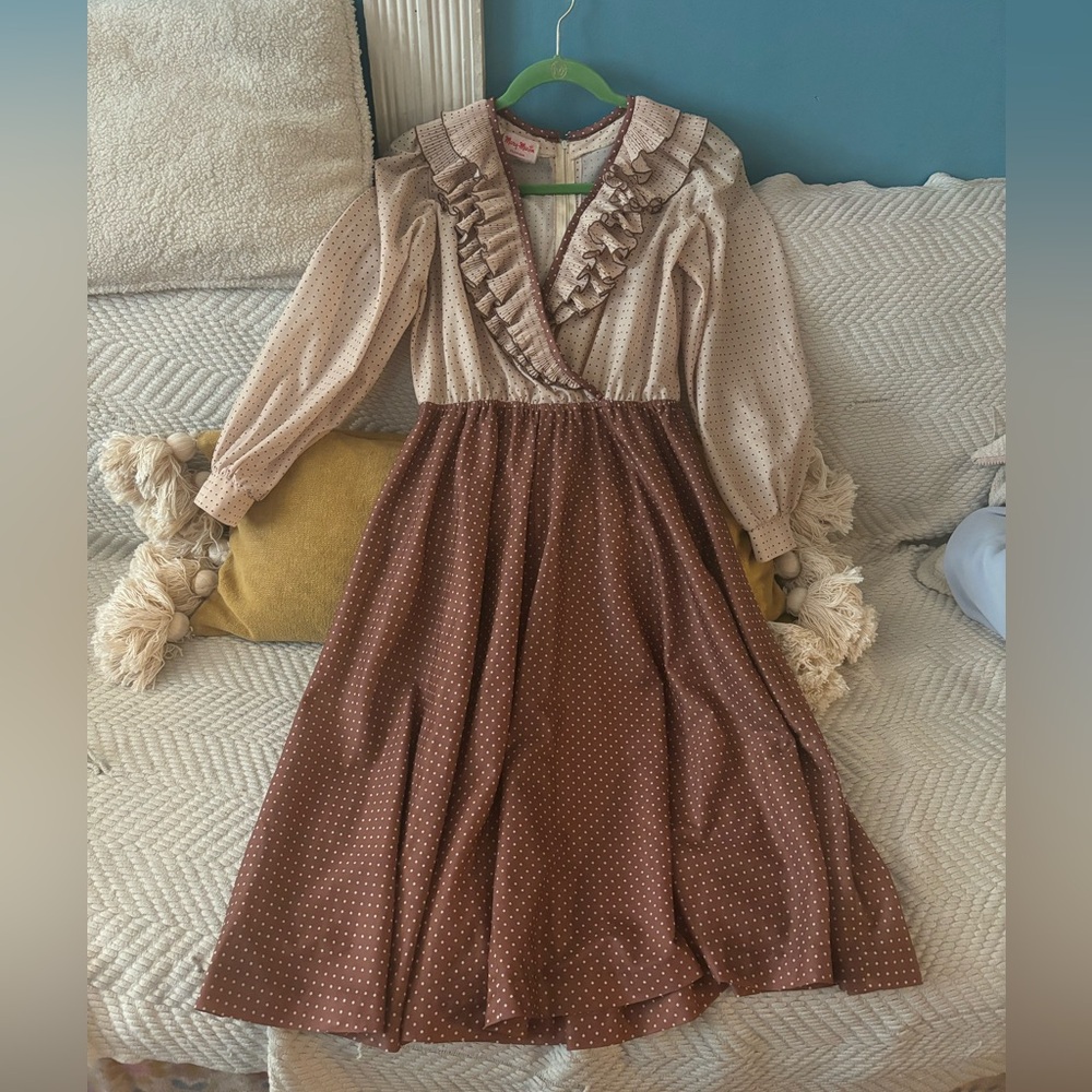 Vintage polka dot dress
